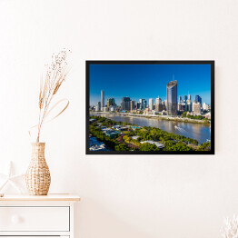 Obraz w ramie Panoramiczny obraz Brisbane
