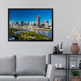 Obraz w ramie Panoramiczny obraz Brisbane