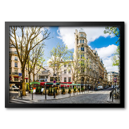 Obraz w ramie Mały rynek w Paryżu, Francja