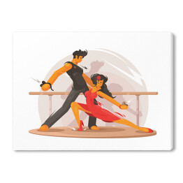 Taniec towarzyski - ilustracja