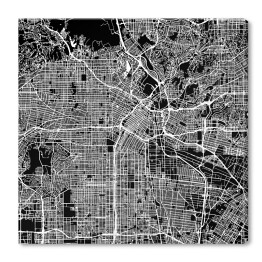 Mapa miasta Los Angeles, USA