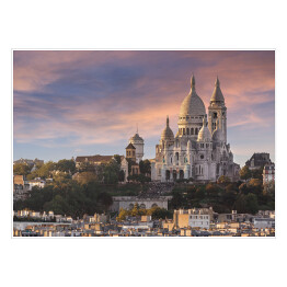 Plakat samoprzylepny Bazylika Najświętszego Serca Pana Jezusa w Montmartre