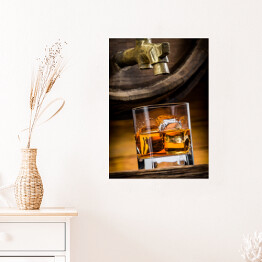 Plakat Whisky w szklance