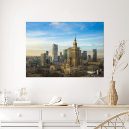 Plakat samoprzylepny Niesamowita panorama Warszawy