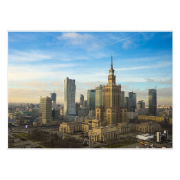 Plakat samoprzylepny Niesamowita panorama Warszawy