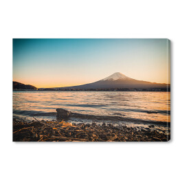 Obraz na płótnie Jezioro Kawaguchiko i góra Fuji