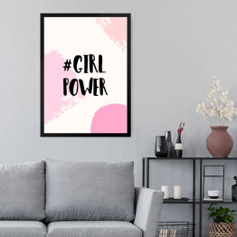 Obraz w ramie Plakat motywacyjny dla dziewczyn