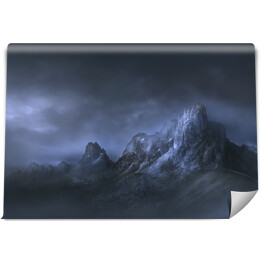 Fototapeta samoprzylepna Przełęcz wysoka w mglistą pogodę