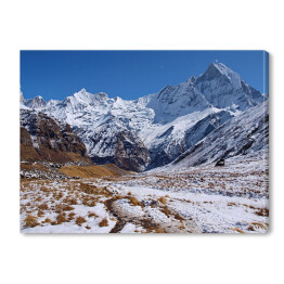 Obraz na płótnie Ośnieżone Himalaje