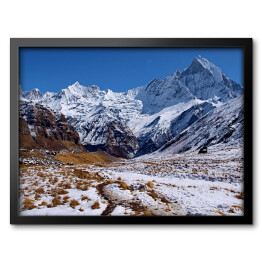 Obraz w ramie Ośnieżone Himalaje