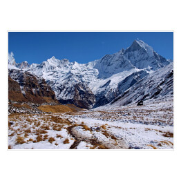Plakat samoprzylepny Ośnieżone Himalaje