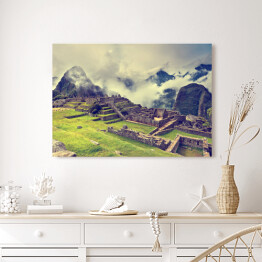 Obraz na płótnie Machu Picchu wiosną, Peru