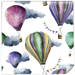 Tapeta w rolce Kolorowe, latające balony