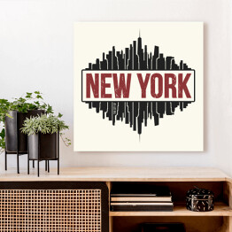 Obraz na płótnie Grafika "Nowy Jork" 