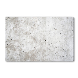 Obraz na płótnie Tekstura - stara biała betonowa ściana 