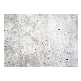 Plakat samoprzylepny Tekstura - stara biała betonowa ściana 