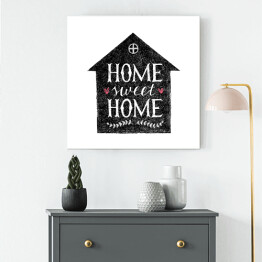 Obraz na płótnie "Dom, ukochany dom" - ilustracja