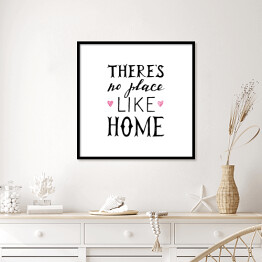 Plakat w ramie Najlepsza typografia do rodzinnego domu