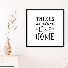 Plakat w ramie Najlepsza typografia do rodzinnego domu