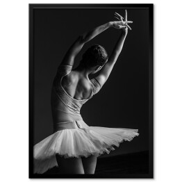 Obraz klasyczny Baletnica Fotografia czarno biała 