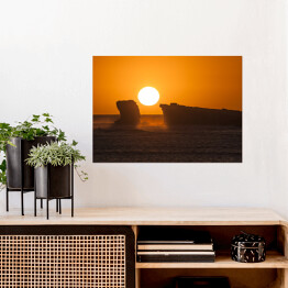 Plakat Zachod słońca na Eyre Peninsula, South Australia, Australia