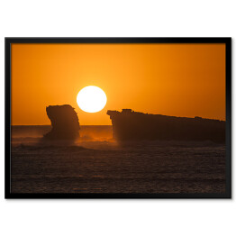 Plakat w ramie Zachod słońca na Eyre Peninsula, South Australia, Australia