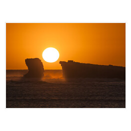 Plakat samoprzylepny Zachod słońca na Eyre Peninsula, South Australia, Australia