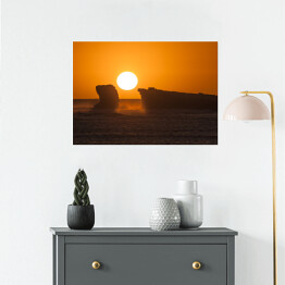 Plakat samoprzylepny Zachod słońca na Eyre Peninsula, South Australia, Australia