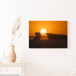 Obraz na płótnie Zachod słońca na Eyre Peninsula, South Australia, Australia