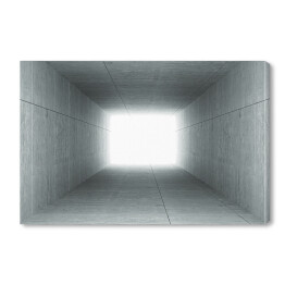 Obraz na płótnie Tunel ze światłem w oddali