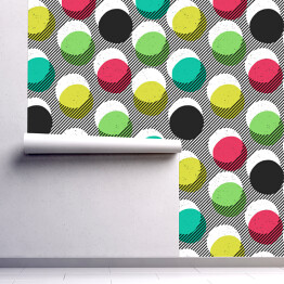 Tapeta samoprzylepna w rolce Kolorowy wzór w stylu pop art