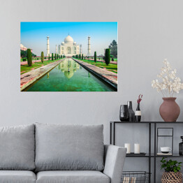 Plakat samoprzylepny Taj Mahal, Agra, Uttar Pradesh, Indie