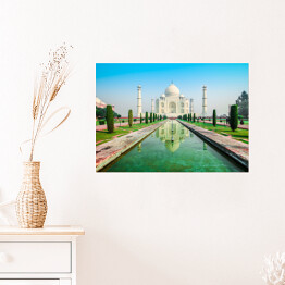 Plakat samoprzylepny Taj Mahal, Agra, Uttar Pradesh, Indie