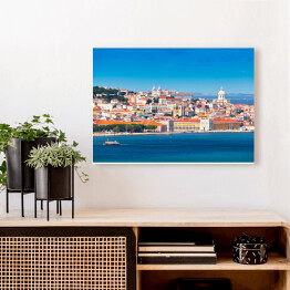 Obraz na płótnie Panorama Lizbony, Portugalia