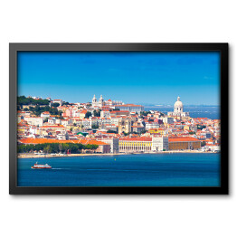 Obraz w ramie Panorama Lizbony, Portugalia
