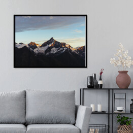 Plakat w ramie Szwajcaria - sloneczny krajobraz