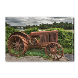 Obraz na płótnie Vintage ciągniki rolnicze