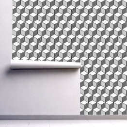 Tapeta samoprzylepna w rolce Geometryczne bloki tworzące teksturę