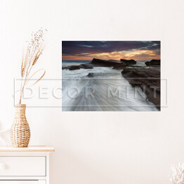 Plakat samoprzylepny Wschód słońca nad plażą Culburra 