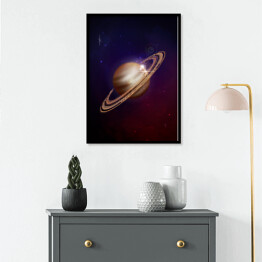 Plakat w ramie Planeta Saturn 