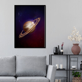 Plakat w ramie Planeta Saturn 