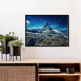 Plakat w ramie Góra Matterhorn