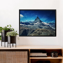 Obraz w ramie Góra Matterhorn