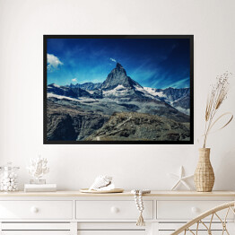 Obraz w ramie Góra Matterhorn