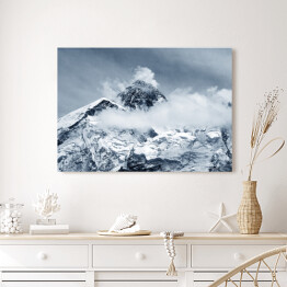 Obraz na płótnie Widok z góry Mount Everest z Kala Patthar