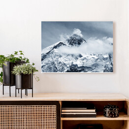 Obraz na płótnie Widok z góry Mount Everest z Kala Patthar