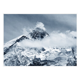 Plakat samoprzylepny Widok z góry Mount Everest z Kala Patthar
