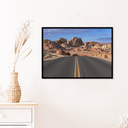Plakat w ramie Scenic Road-Valley of Fire State Park