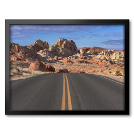 Obraz w ramie Scenic Road-Valley of Fire State Park