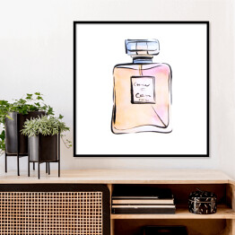 Plakat w ramie Ilustracja flakonika perfum